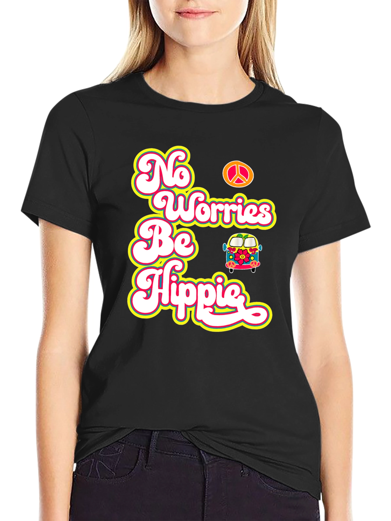 No Worries Be Hippie T-Shirt