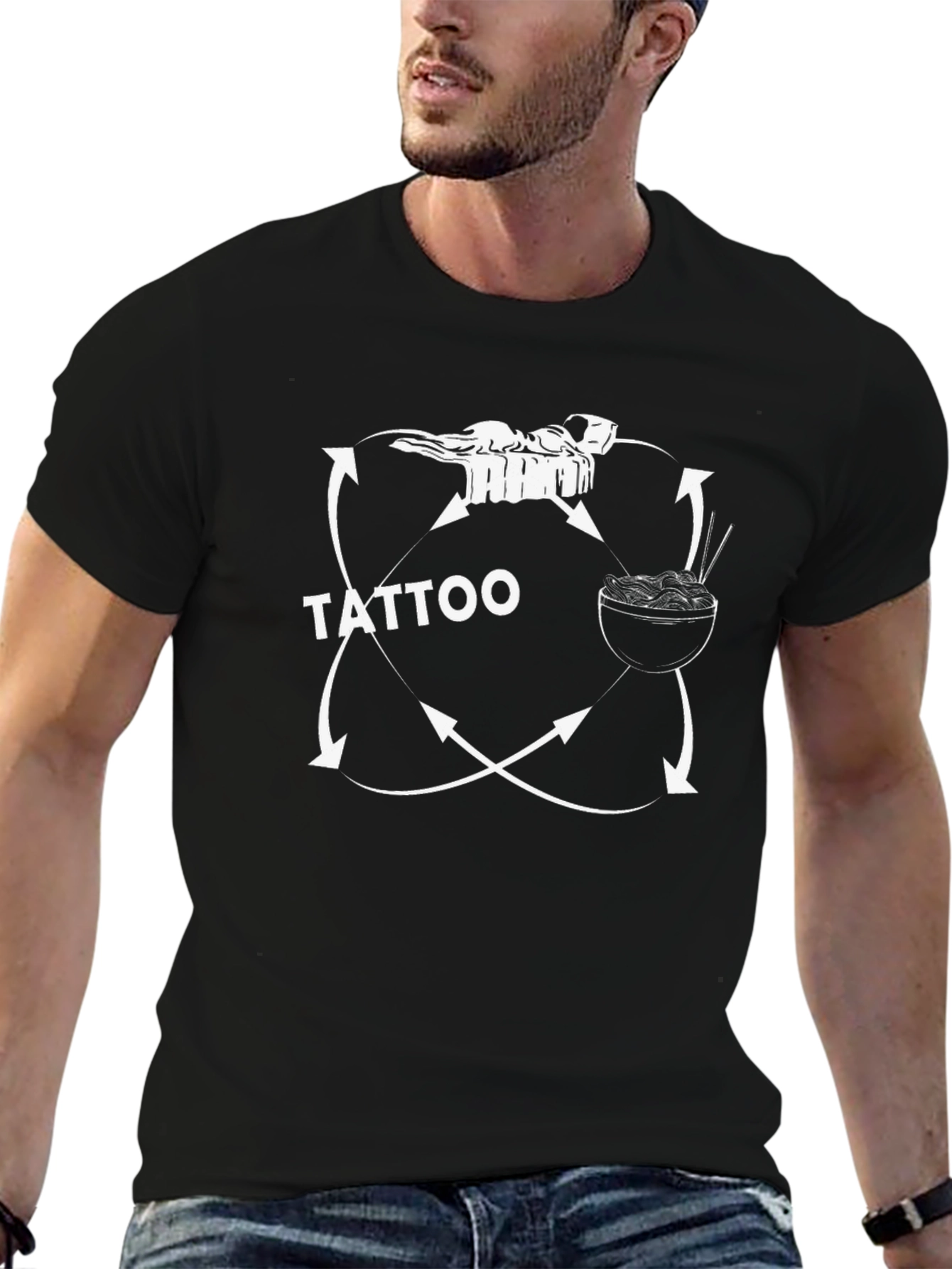 Tattoo Cycle Black T-Shirt