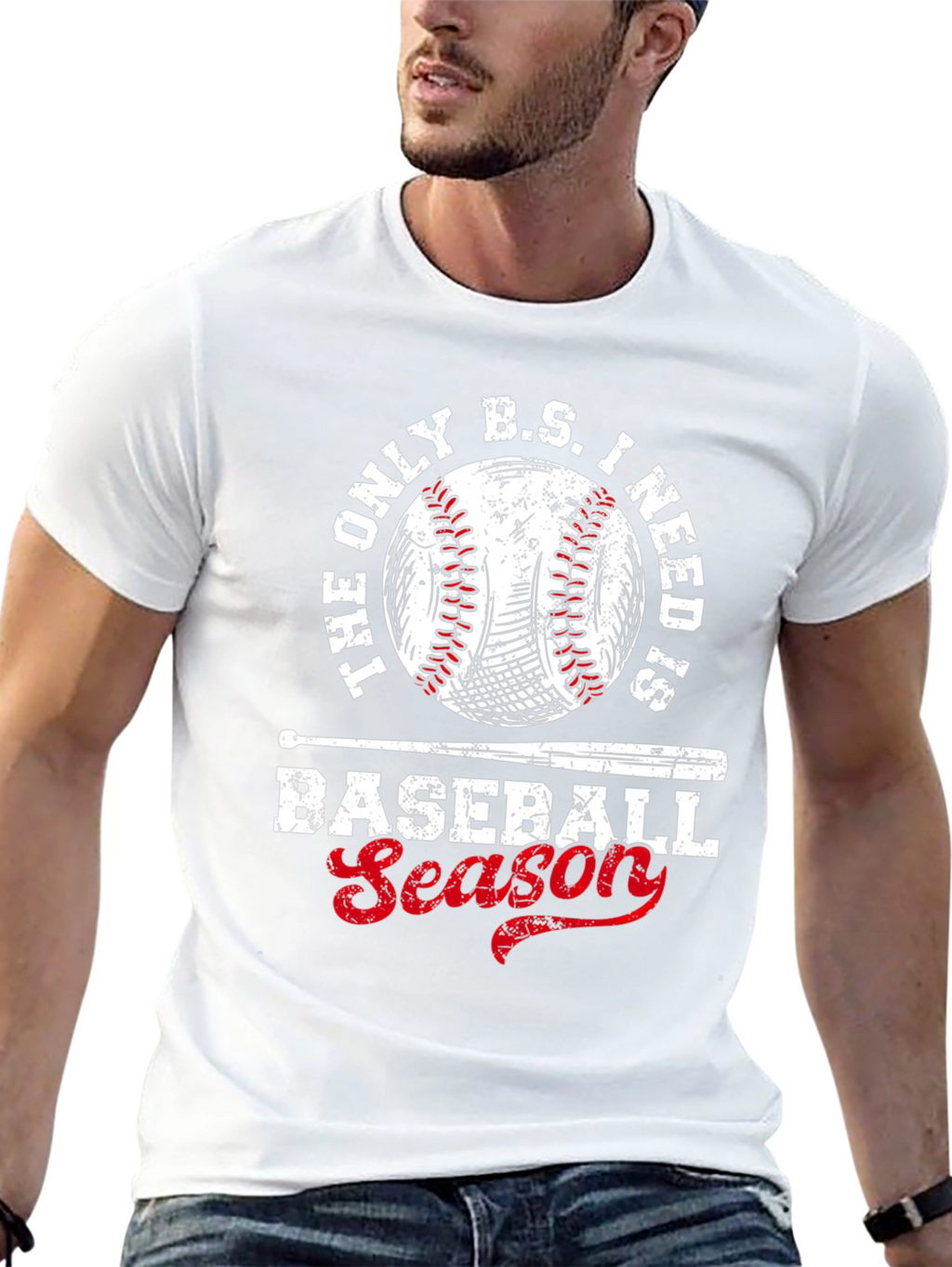 Baseball Season T-Shirt - The Only B.S. I Need