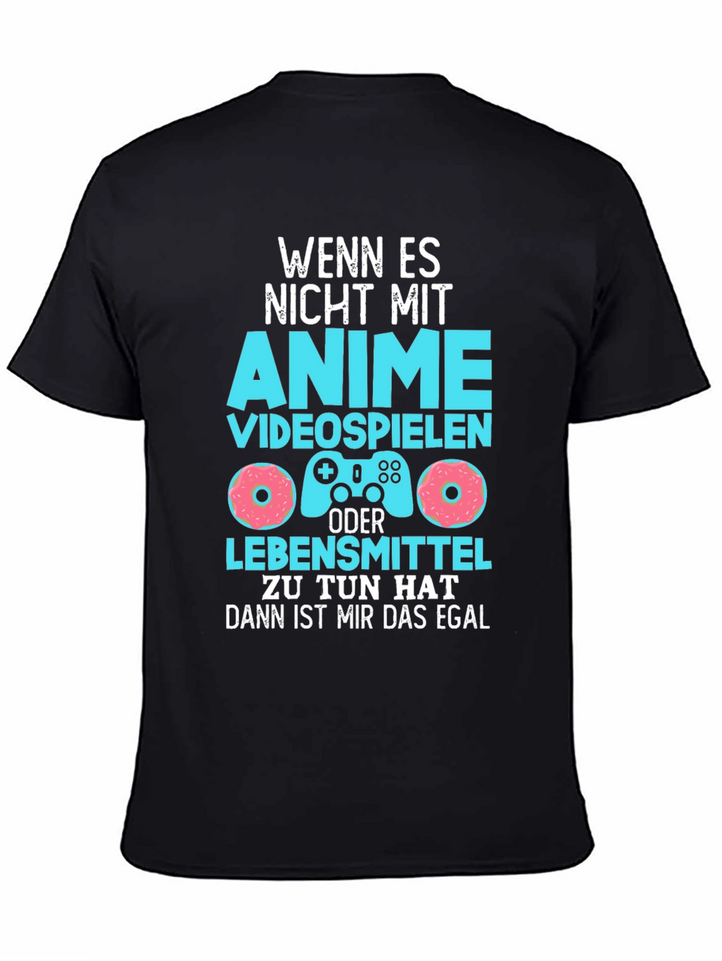 Anime Food and Video Games T-Shirt