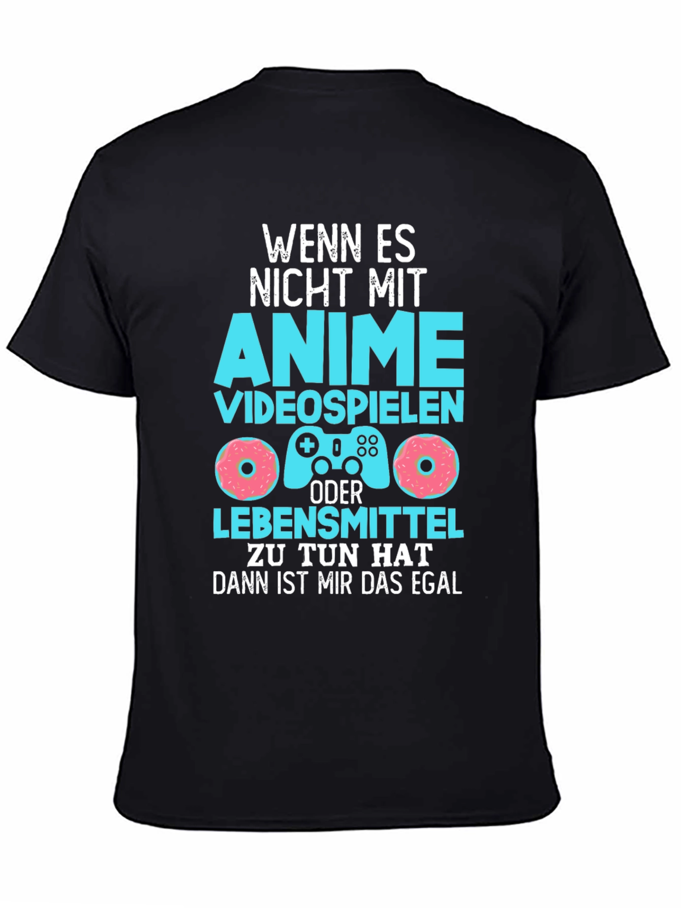 Anime Food and Video Games T-Shirt