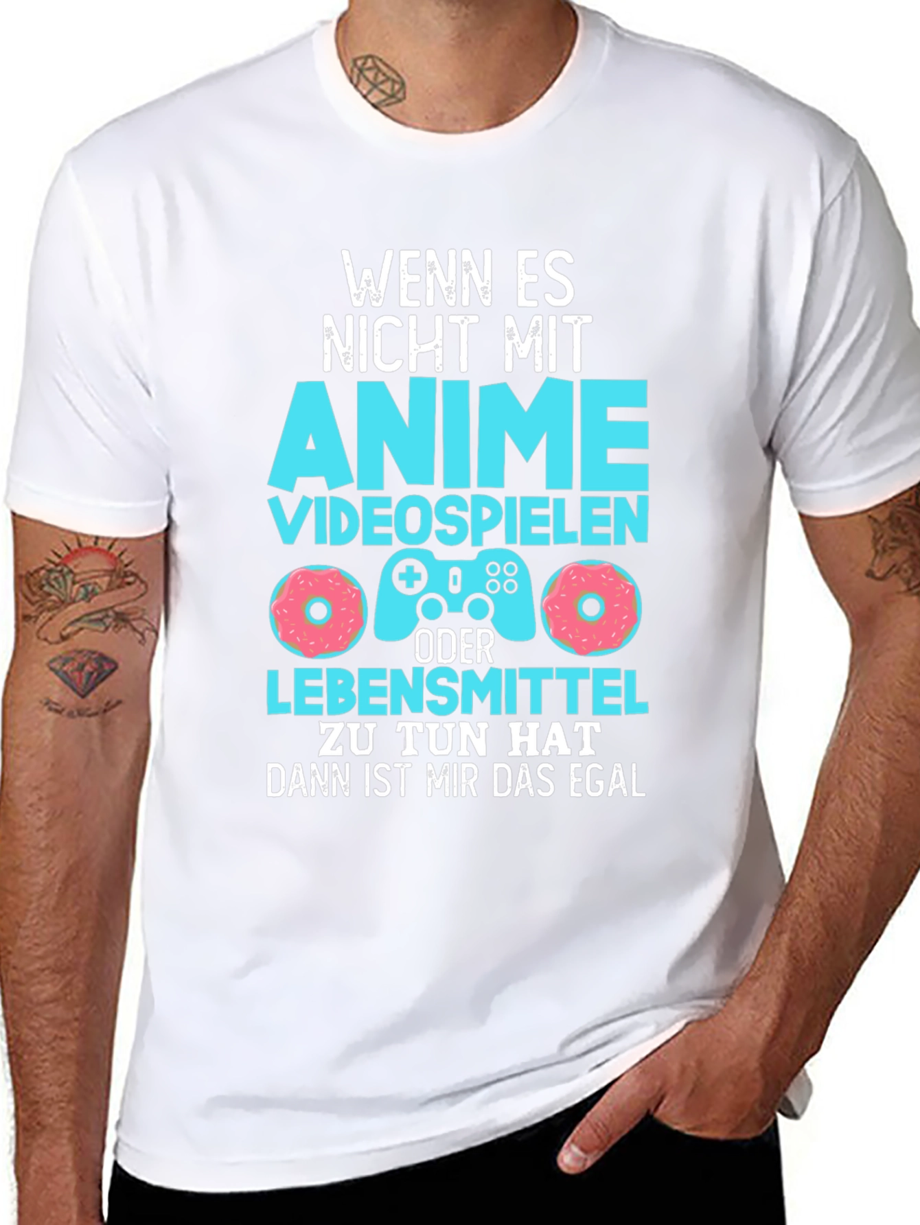 Anime Food and Video Games T-Shirt
