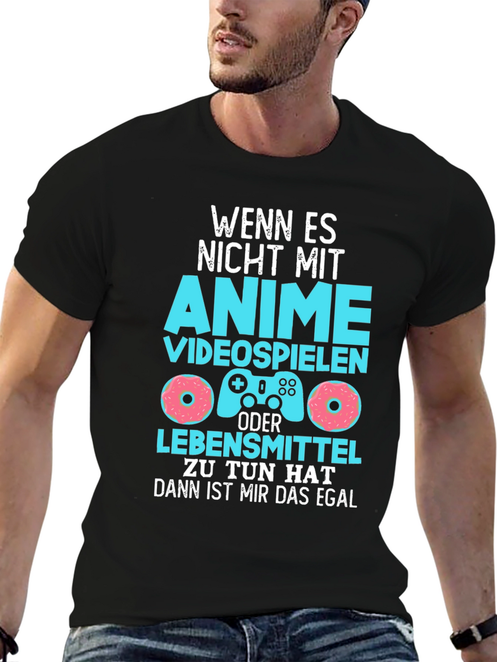 Anime Food and Video Games T-Shirt
