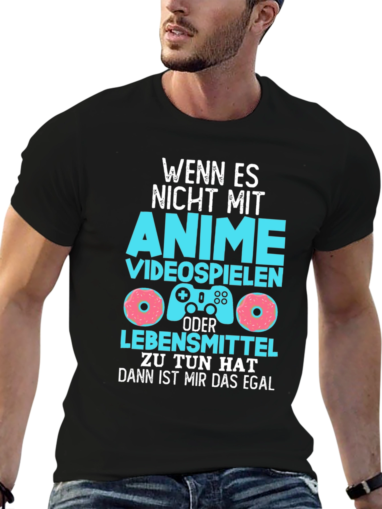 Anime Food and Video Games T-Shirt