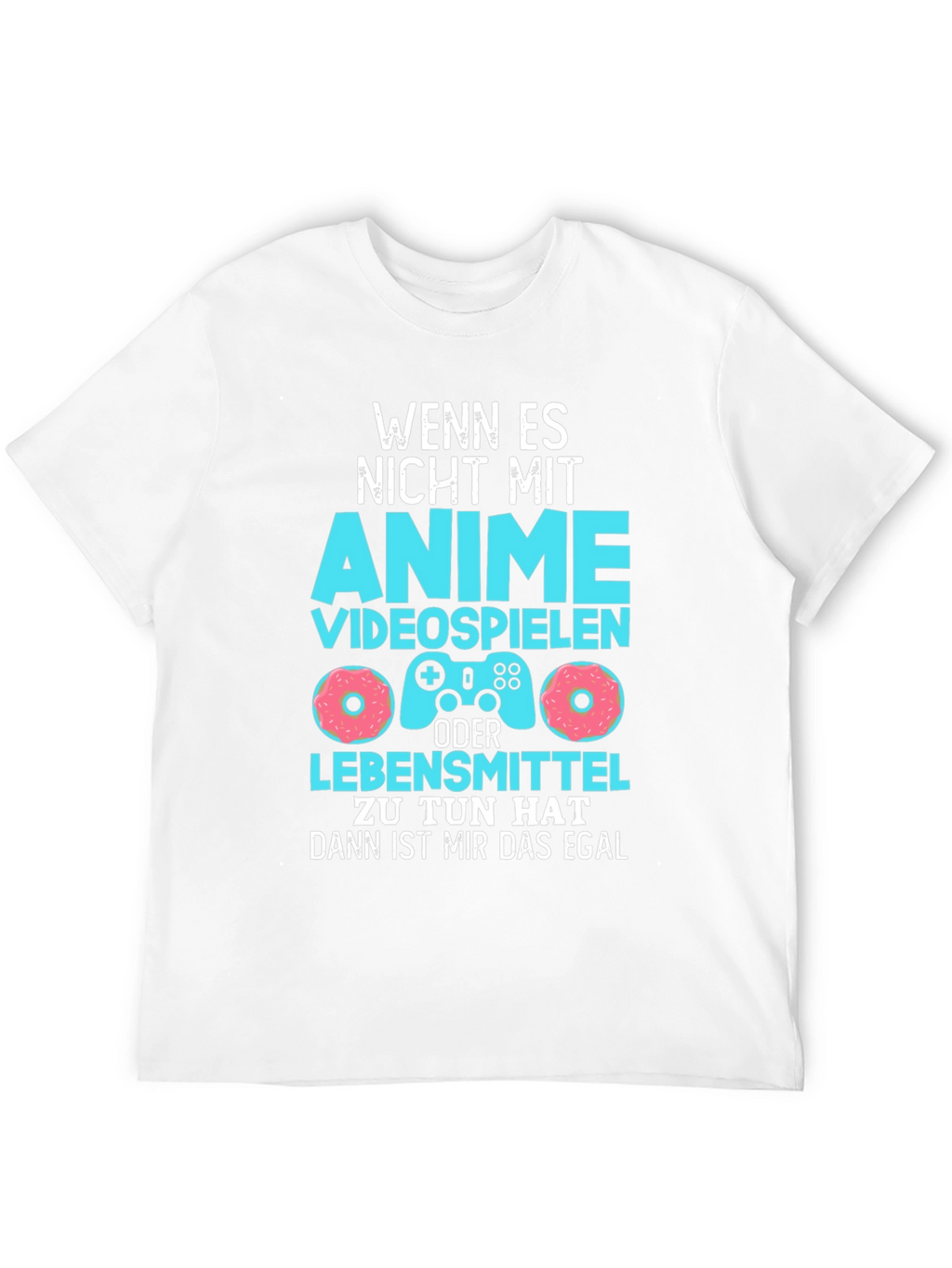 Anime Food and Video Games T-Shirt