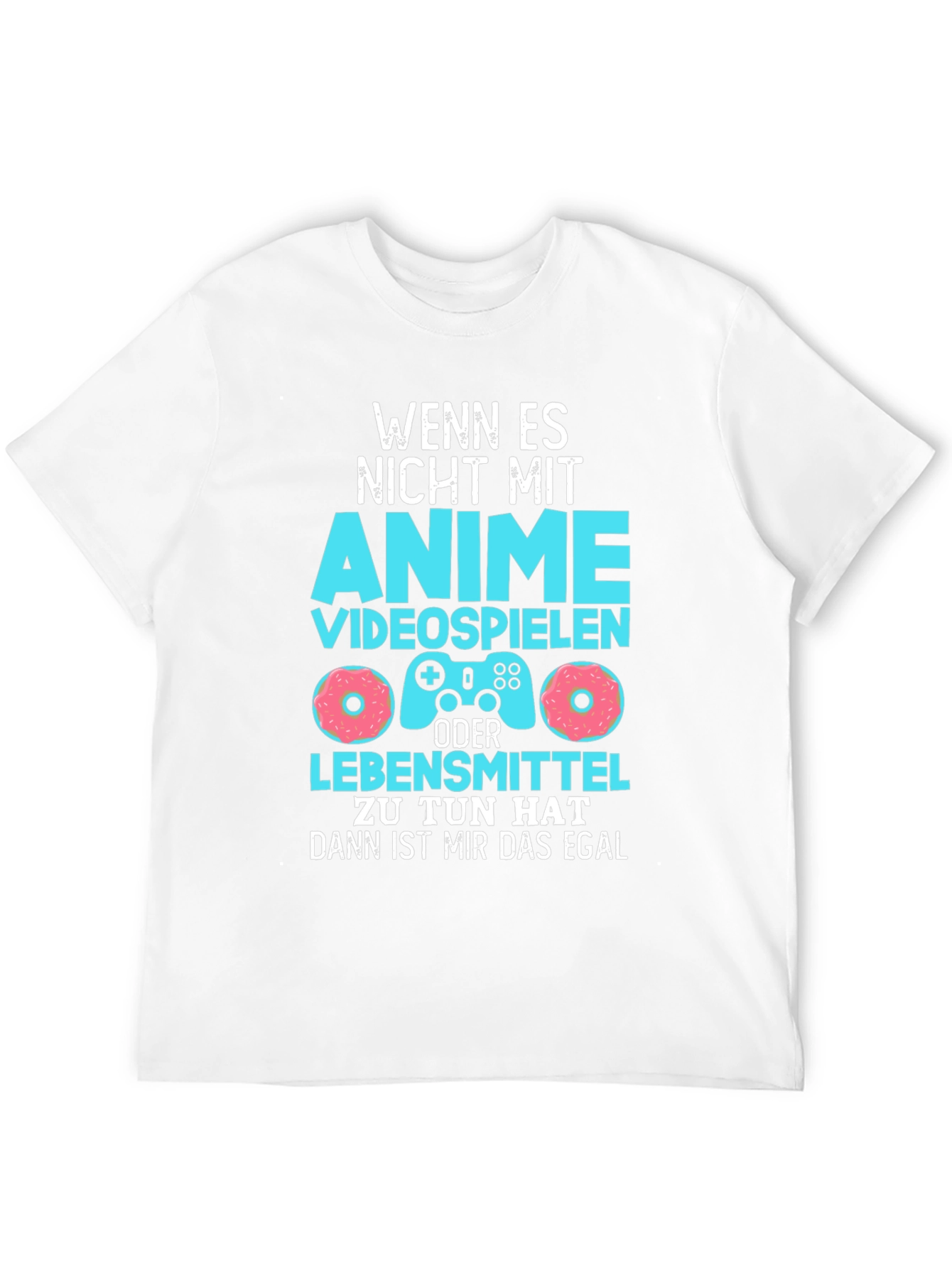 Anime Food and Video Games T-Shirt