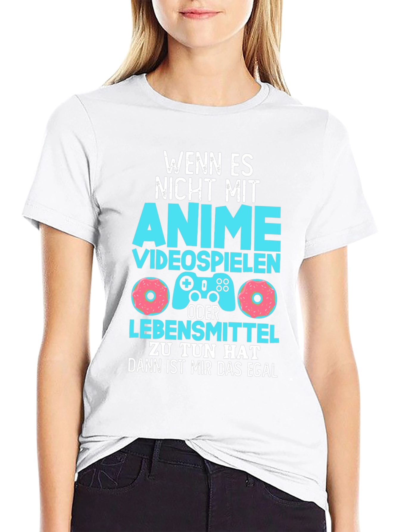 Anime Food and Video Games T-Shirt