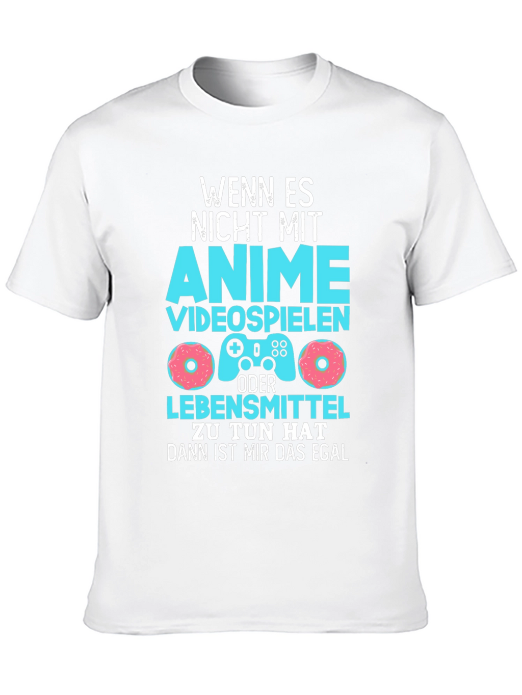 Anime Food and Video Games T-Shirt