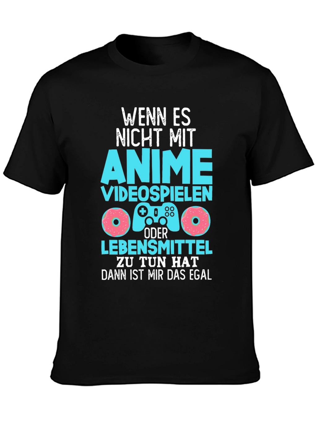 Anime Food and Video Games T-Shirt