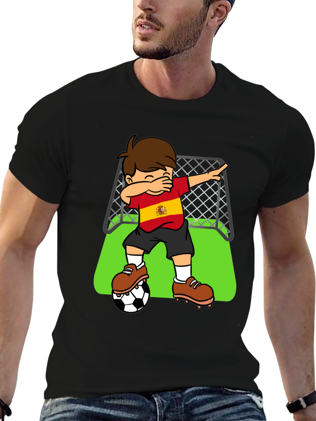 Spain Soccer Dab T-Shirt