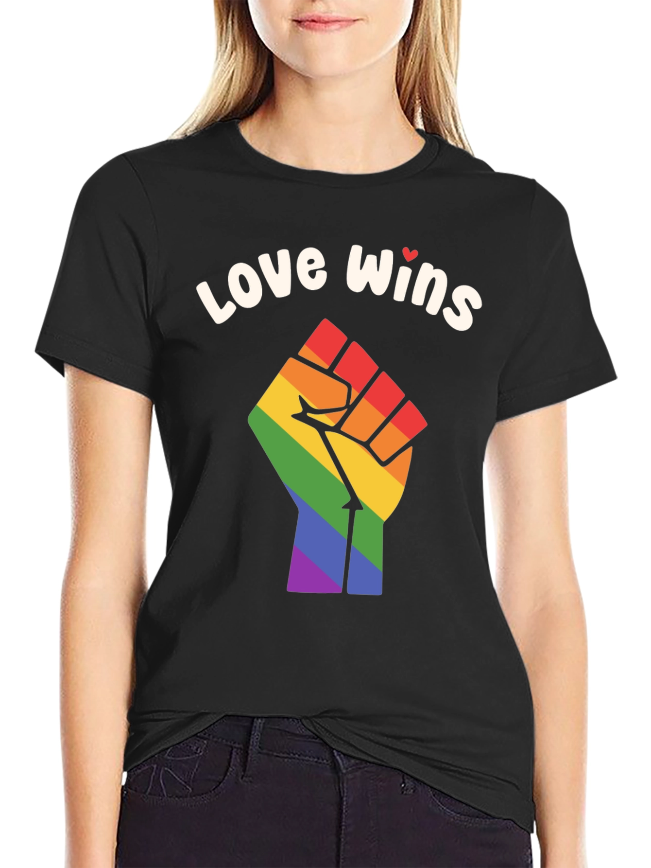 Love Wins Pride Fist T-Shirt
