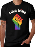 Love Wins Pride Fist T-Shirt