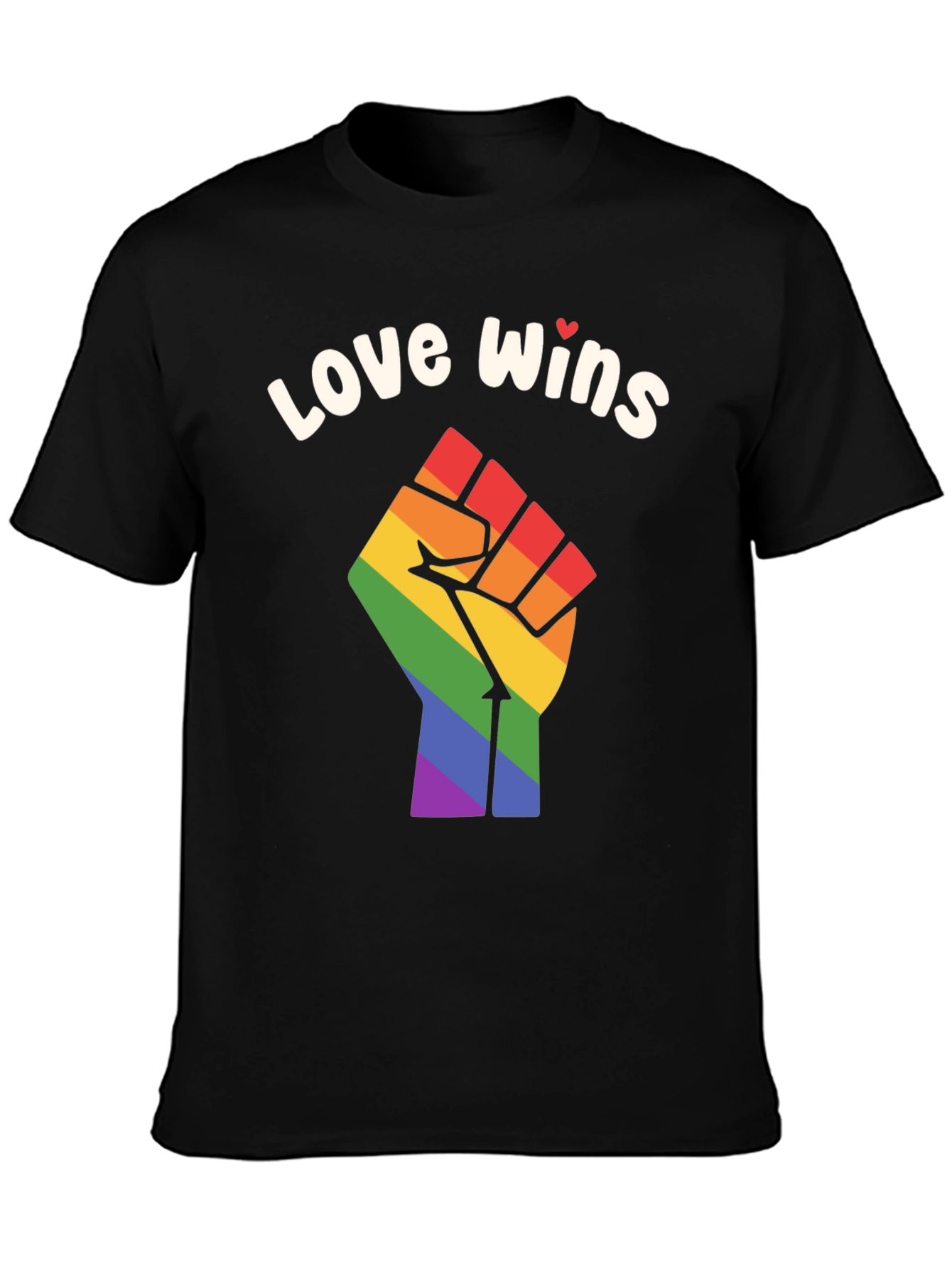 Love Wins Pride Fist T-Shirt