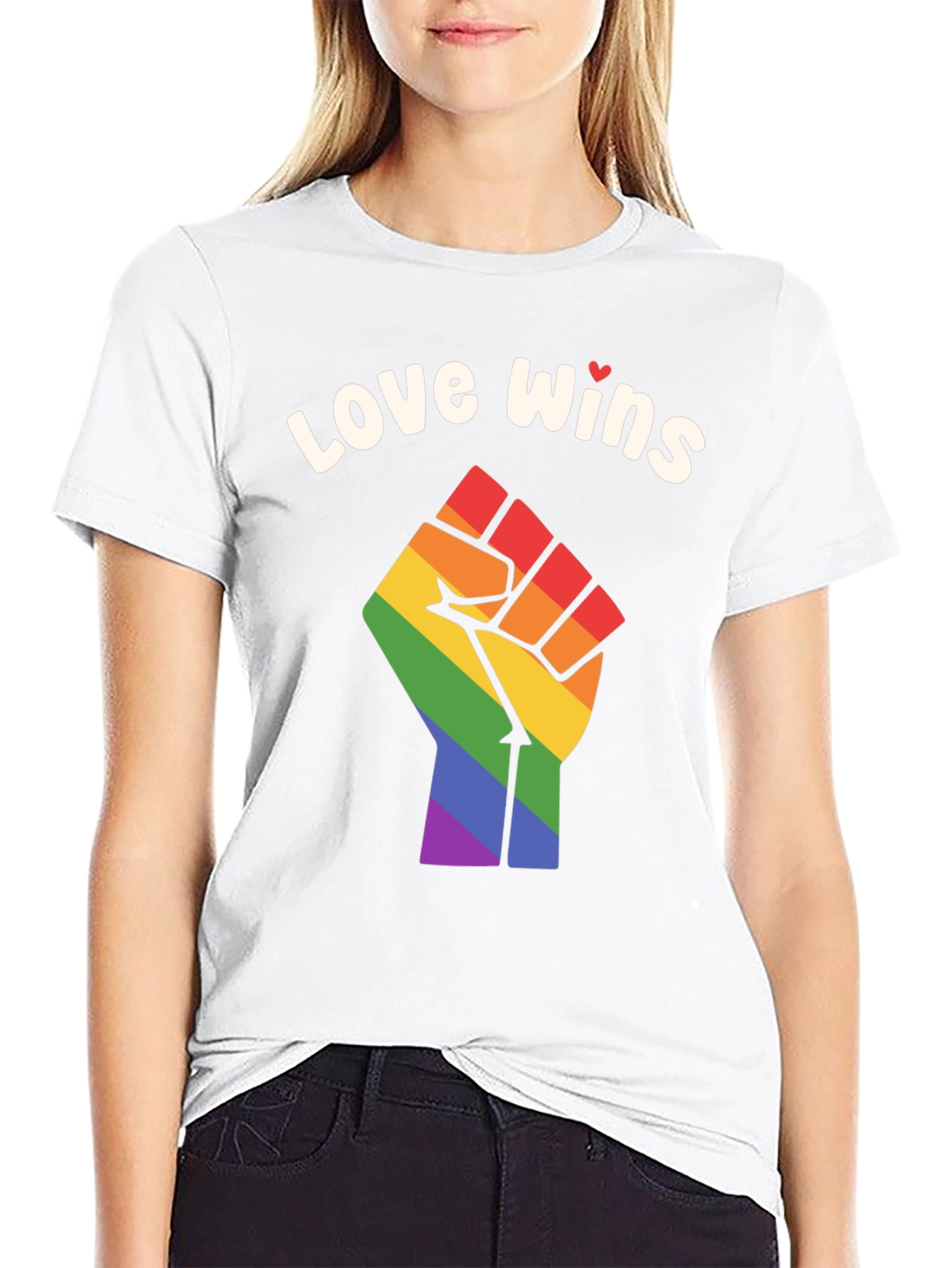 Love Wins Pride Fist T-Shirt