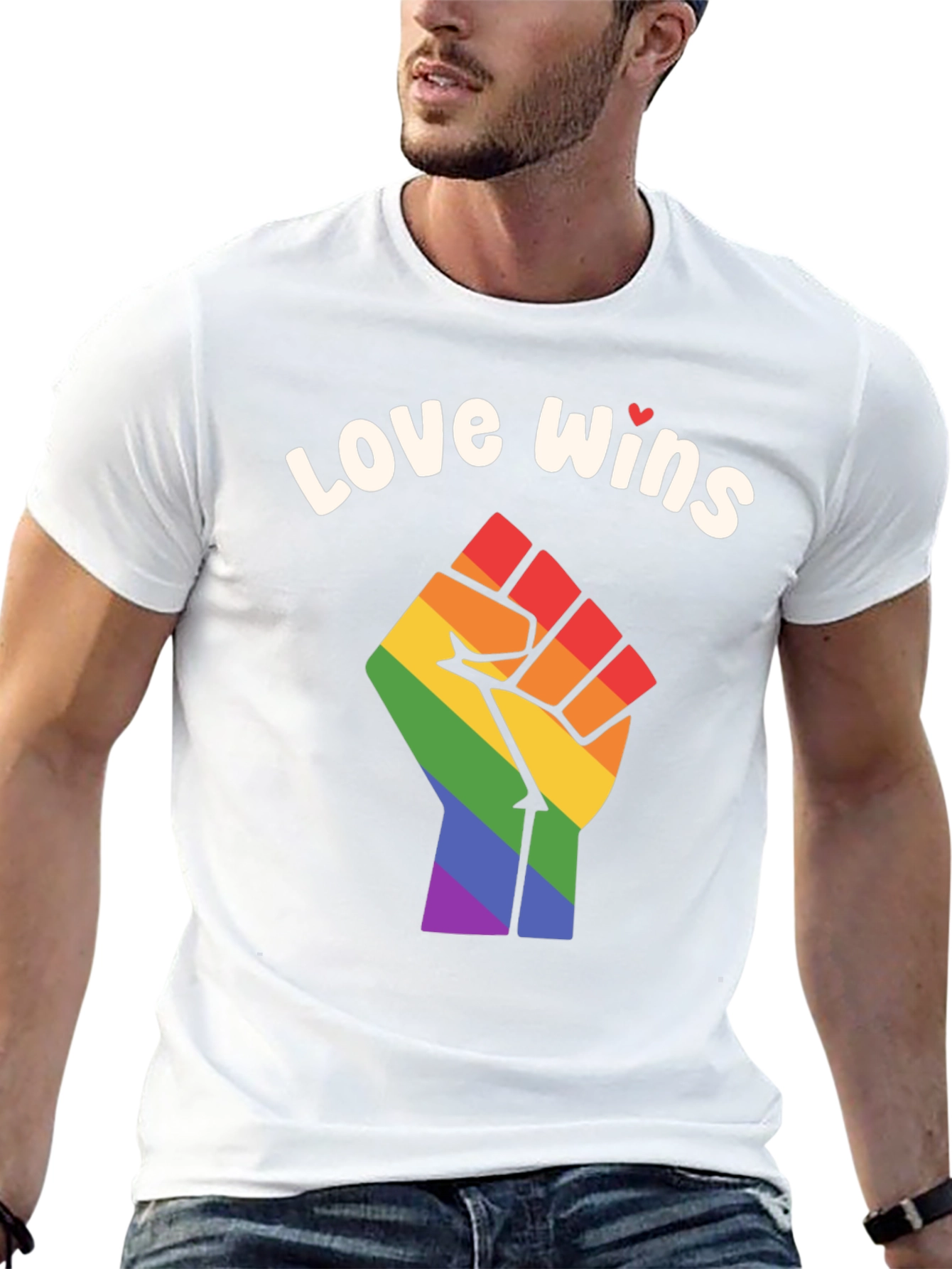 Love Wins Pride Fist T-Shirt