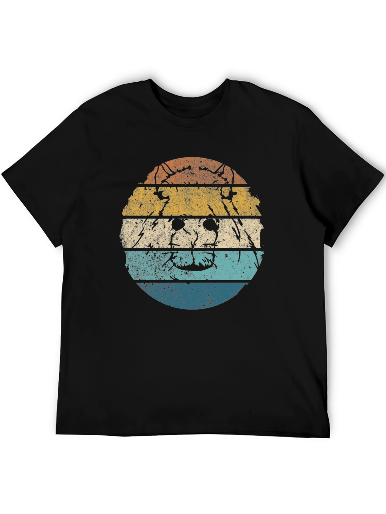 Retro Dog Graphic Tee - Vintage Style T-Shirt