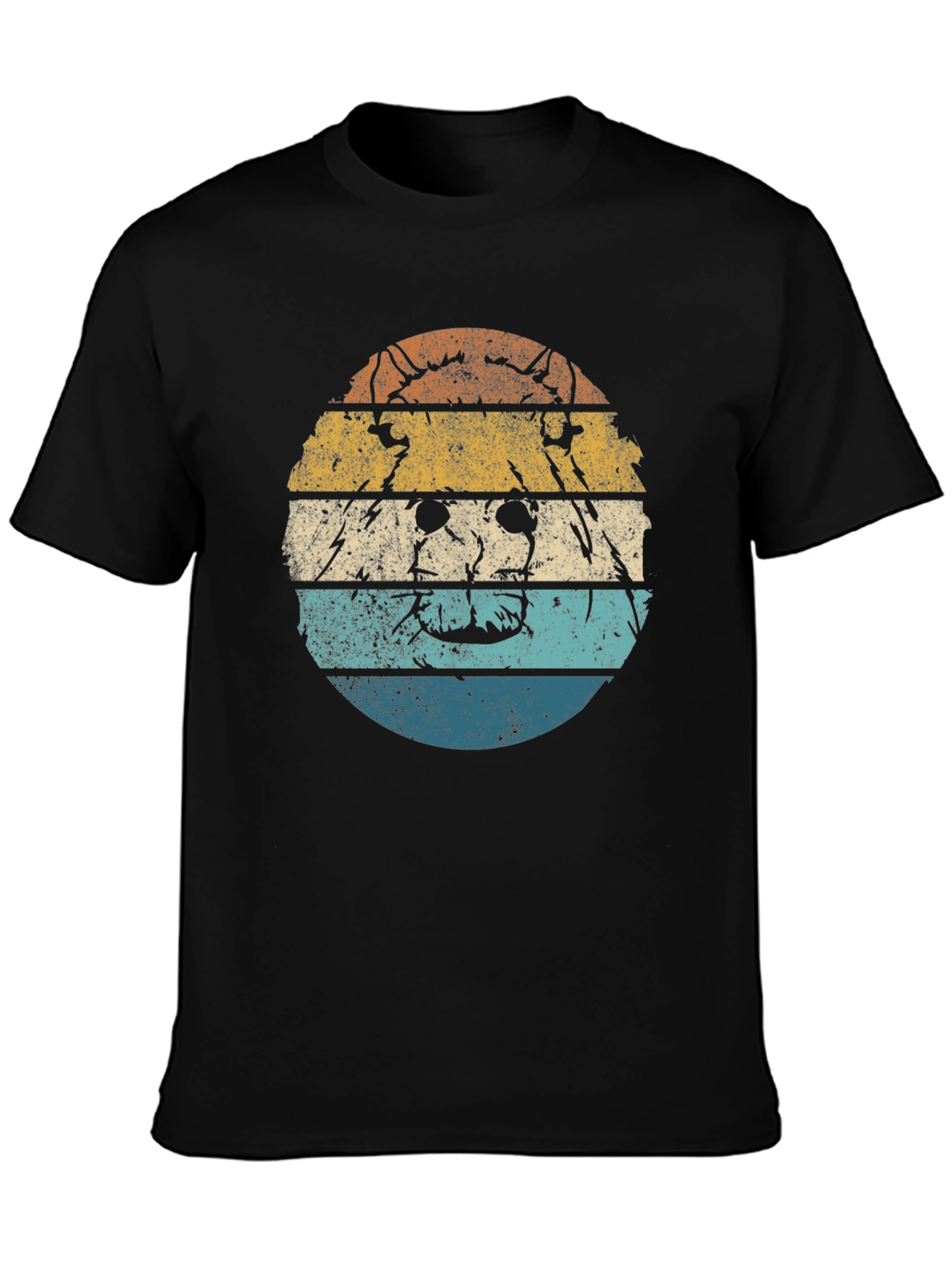 Retro Dog Graphic Tee - Vintage Style T-Shirt