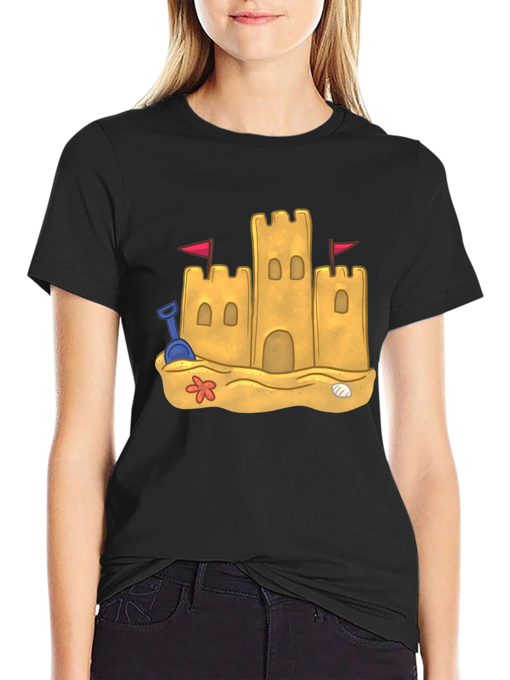 Sandcastle Graphic Tee - Beach Vibes