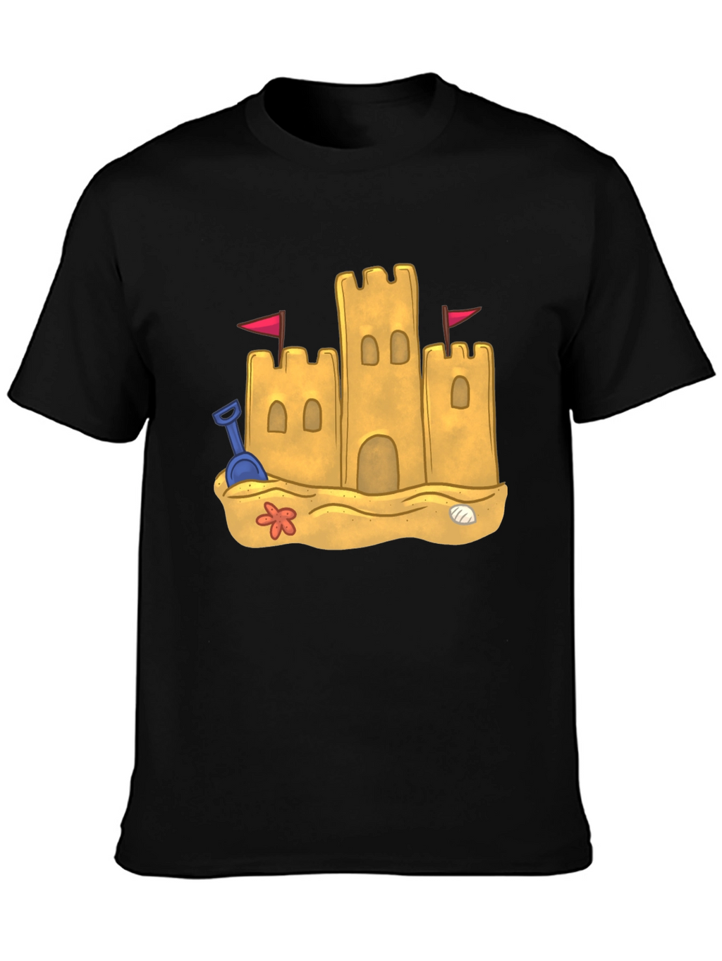 Sandcastle Graphic Tee - Beach Vibes