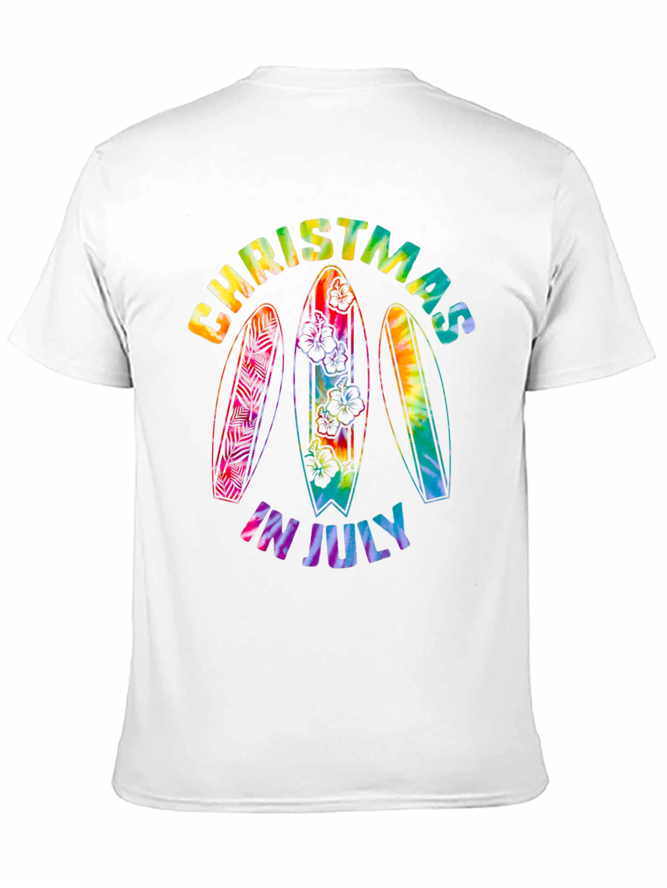 Christmas in July Surfboard T-Shirt