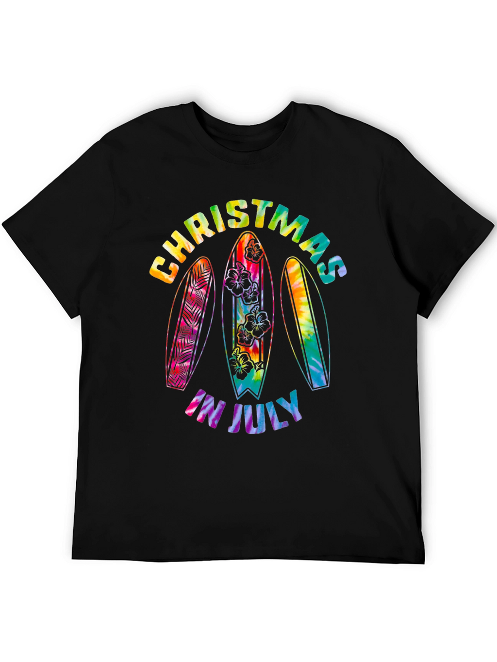 Christmas in July Surfboard T-Shirt