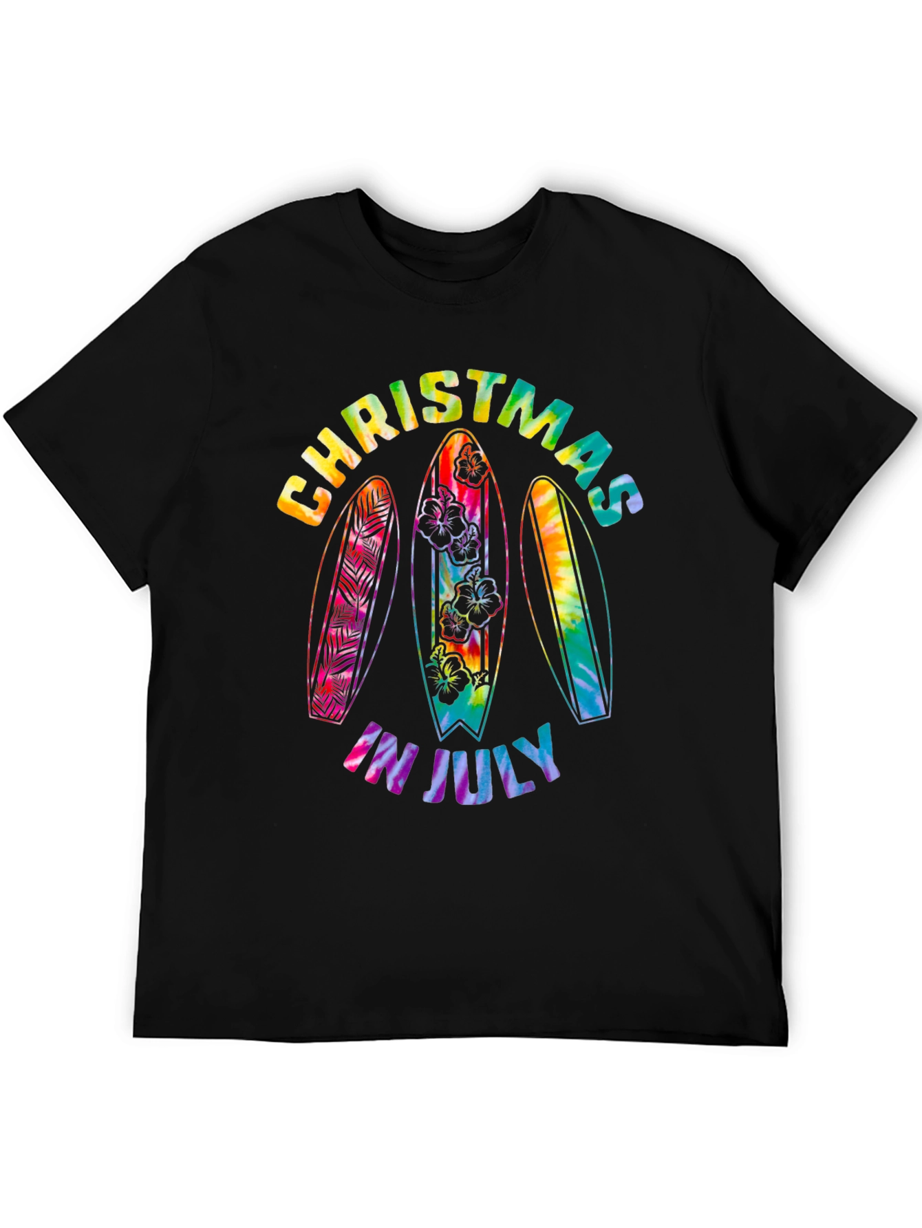 Christmas in July Surfboard T-Shirt