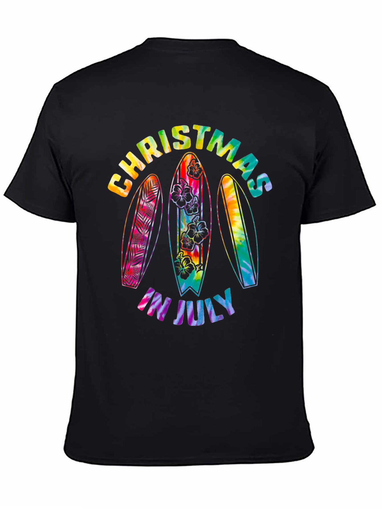 Christmas in July Surfboard T-Shirt