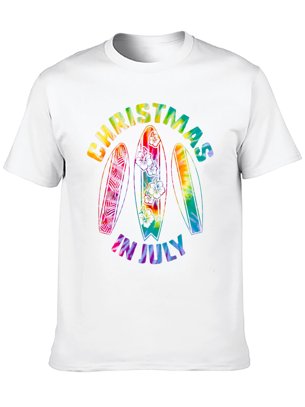 Christmas in July Surfboard T-Shirt