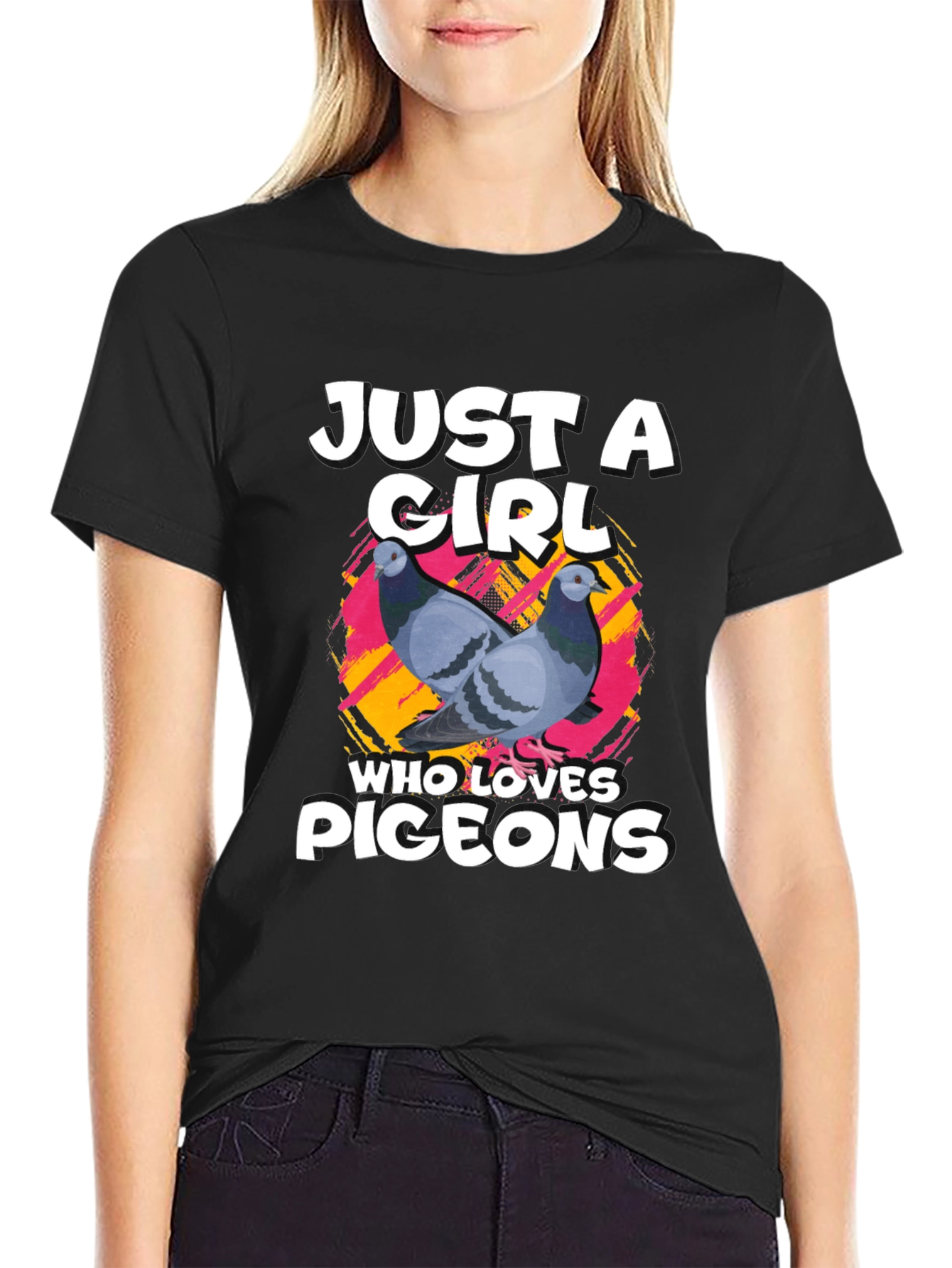 Just A Girl Who Loves Pigeons T-Shirt