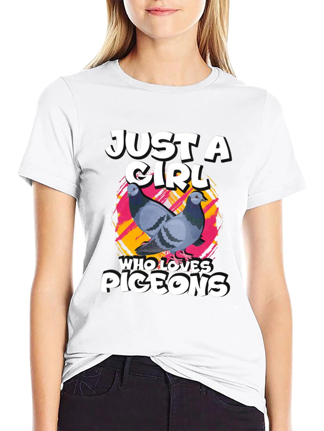 Just A Girl Who Loves Pigeons T-Shirt