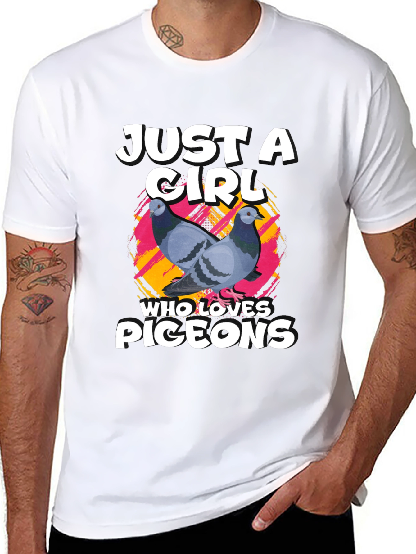 Just A Girl Who Loves Pigeons T-Shirt