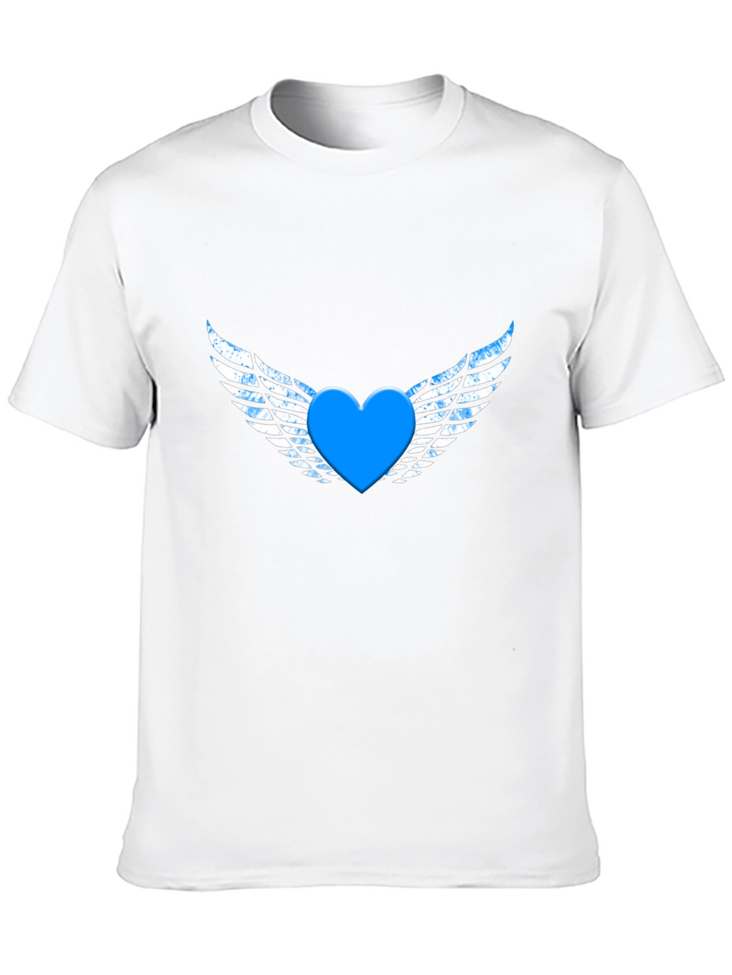 Heart with Wings Graphic Black T-Shirt