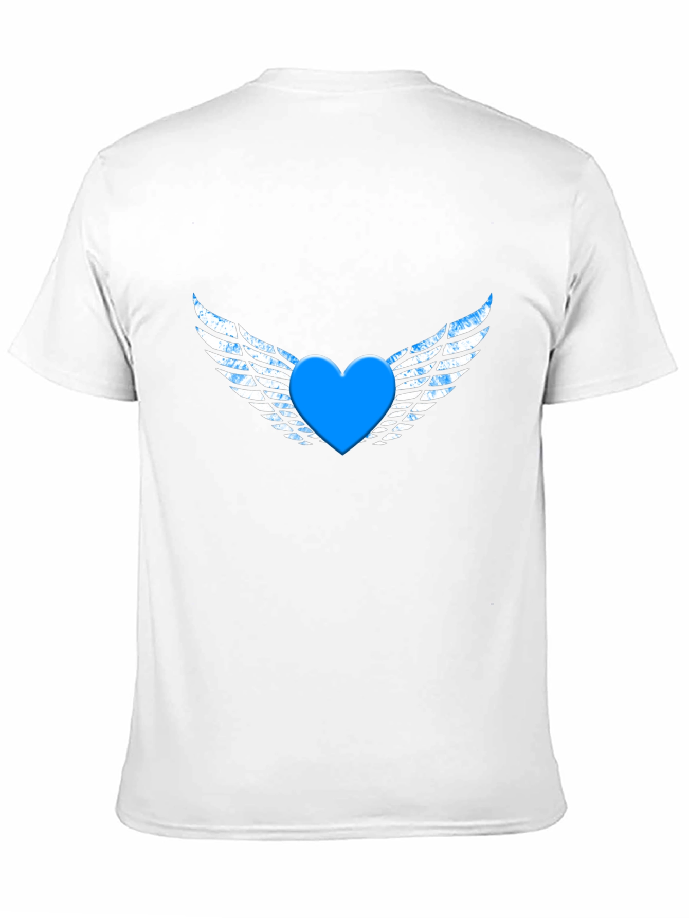 Heart with Wings Graphic Black T-Shirt