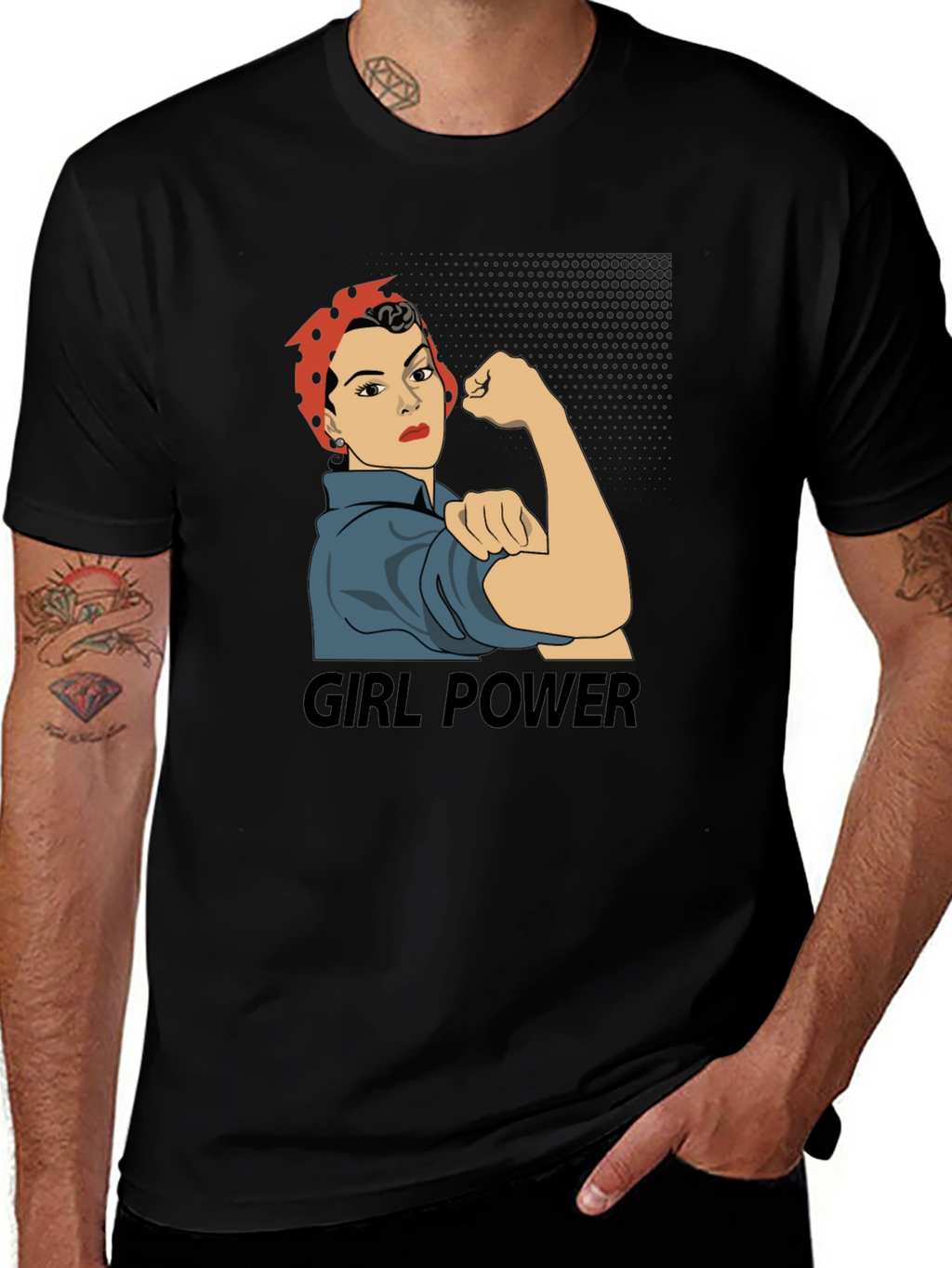 Girl Power Rosie the Riveter T-Shirt