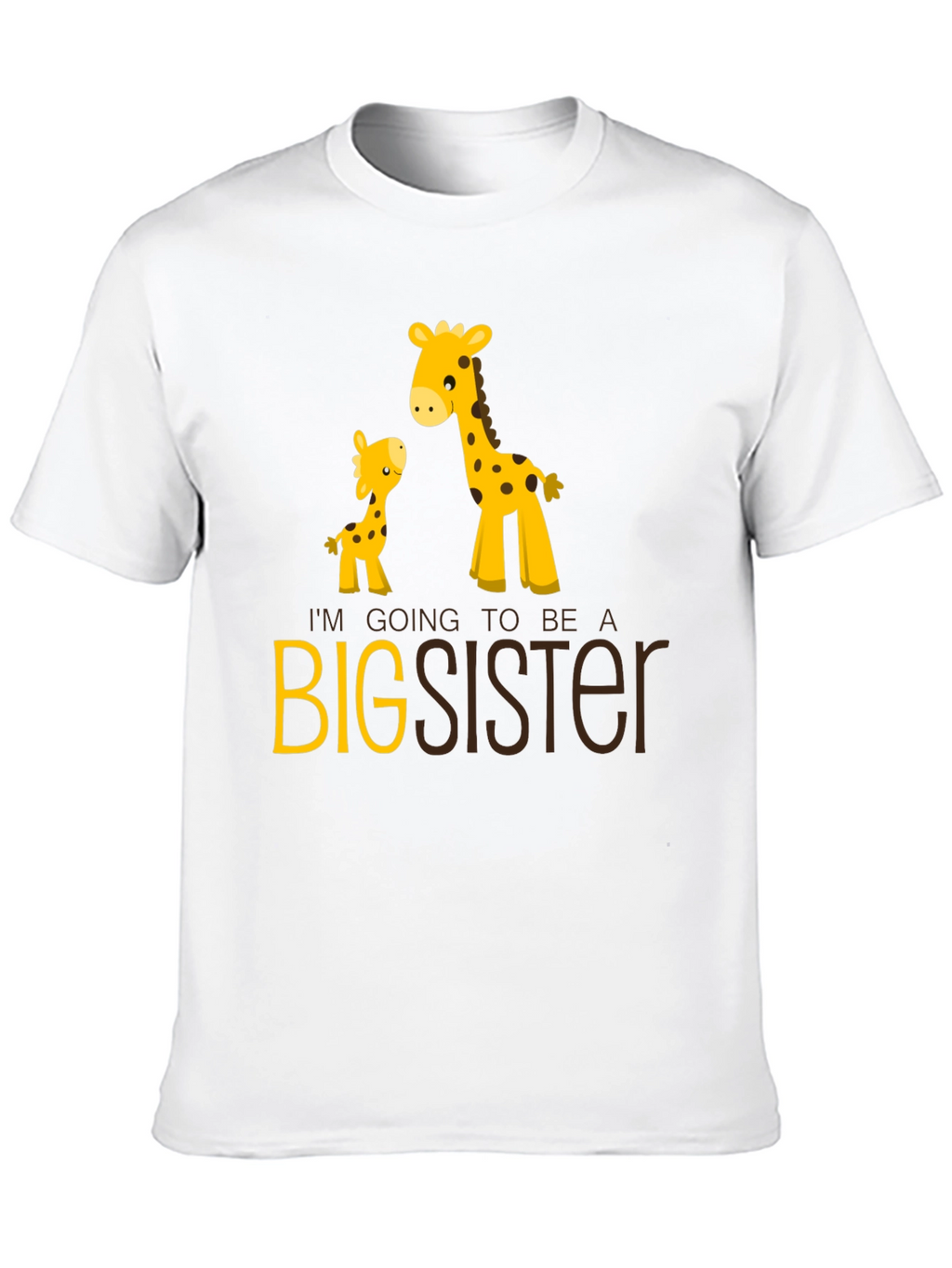 Big Sister Giraffe Graphic Tee