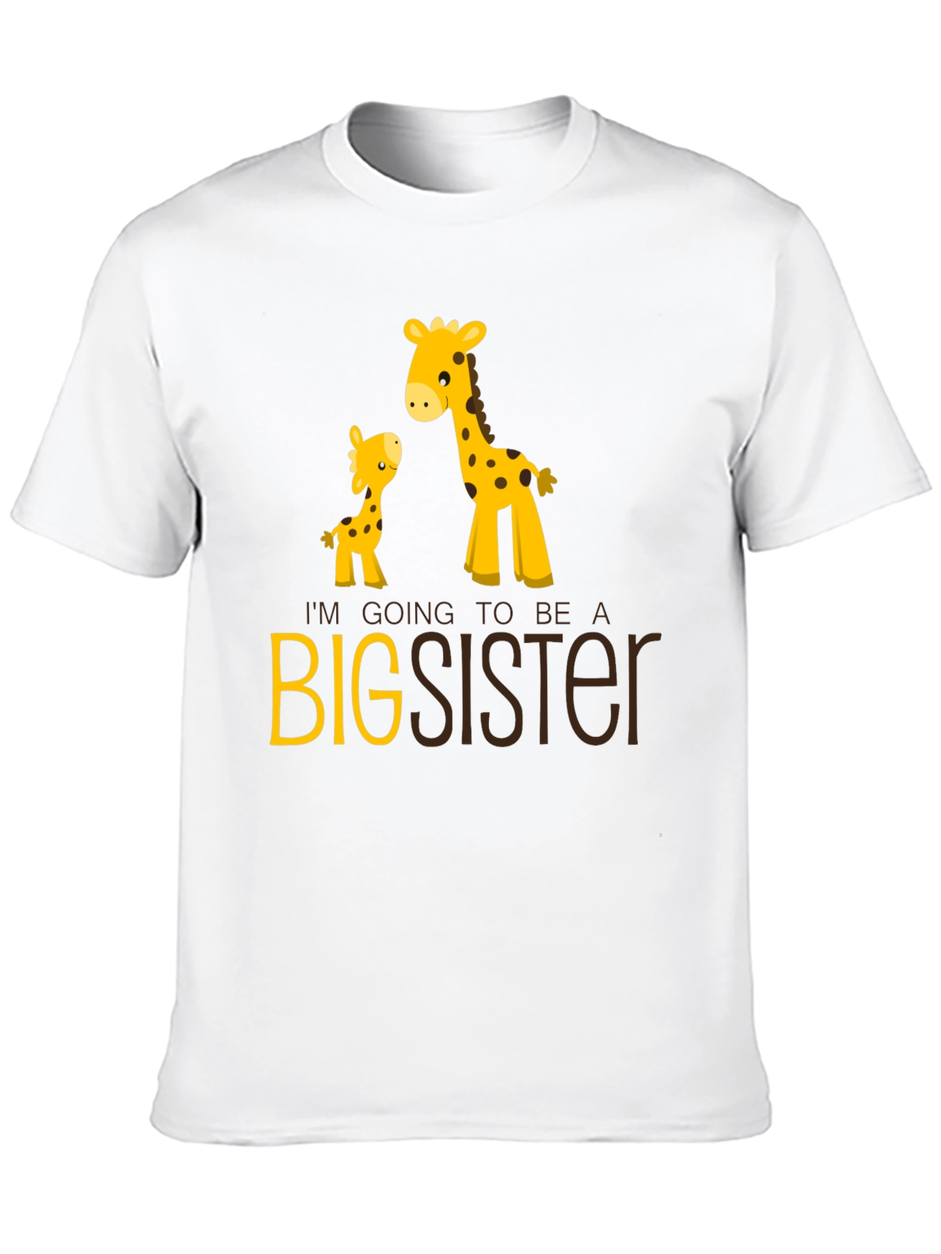 Big Sister Giraffe Graphic Tee