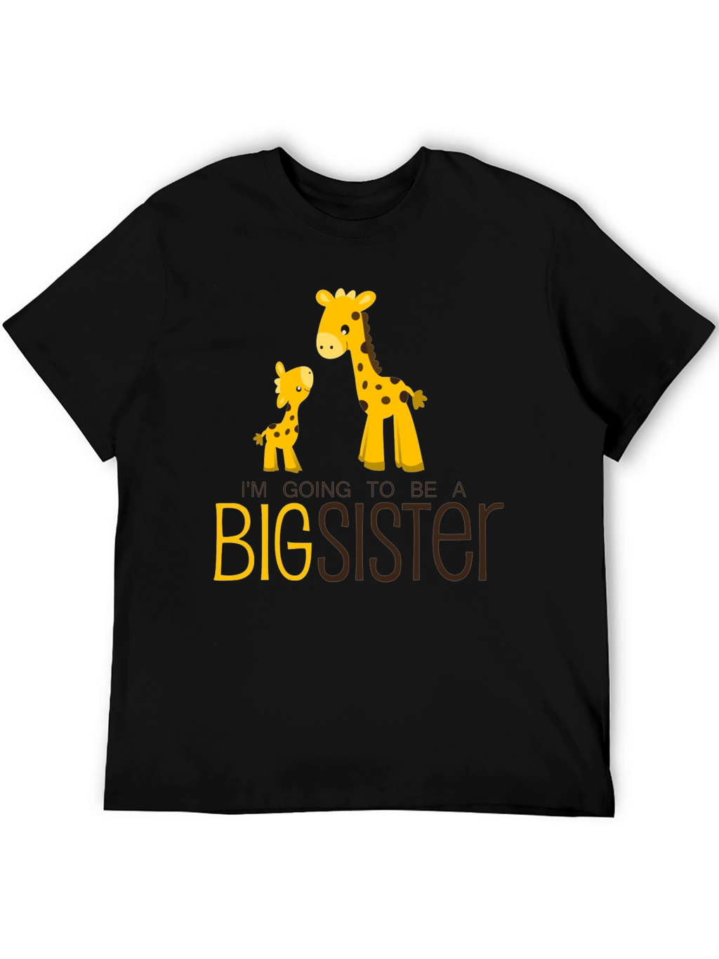 Big Sister Giraffe Graphic Tee