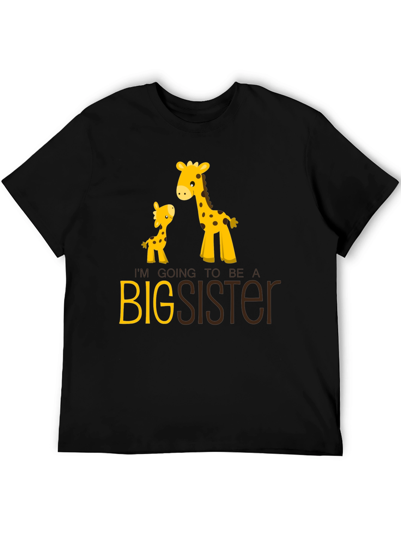 Big Sister Giraffe Graphic Tee