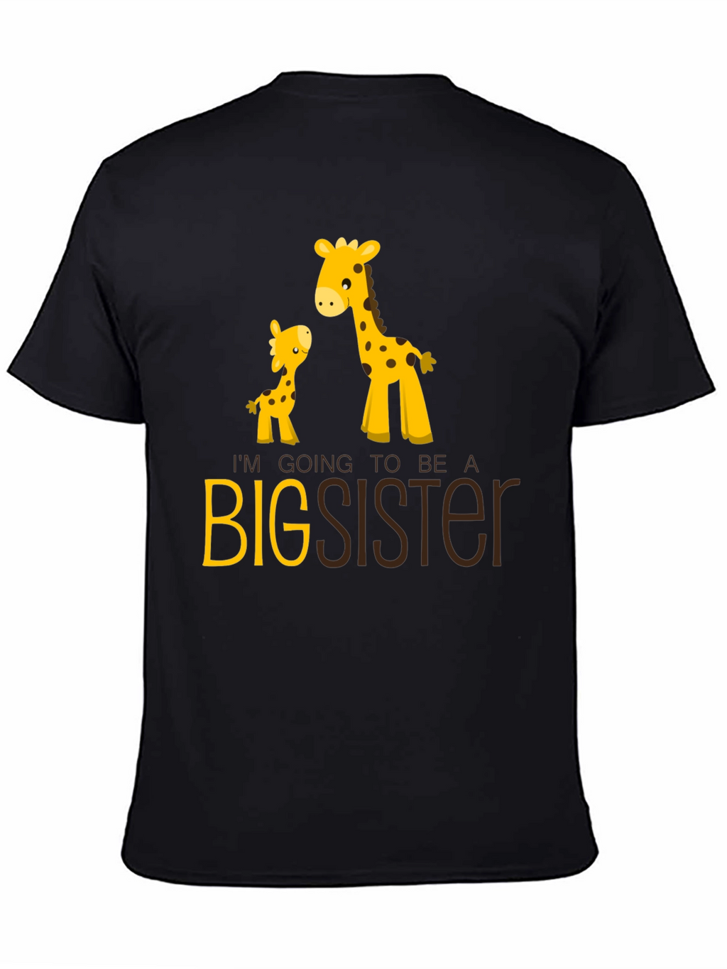 Big Sister Giraffe Graphic Tee