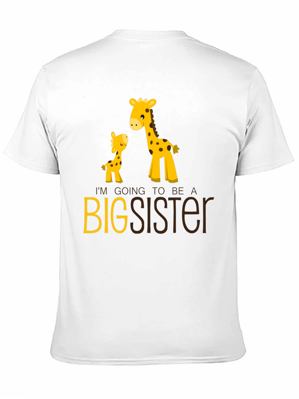 Big Sister Giraffe Graphic Tee