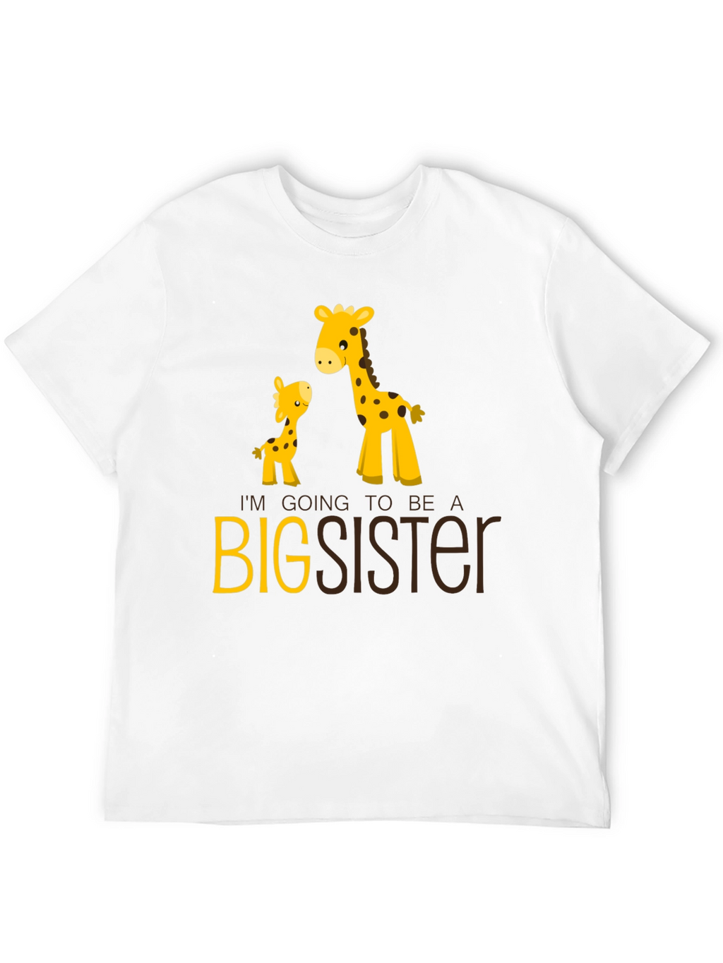 Big Sister Giraffe Graphic Tee