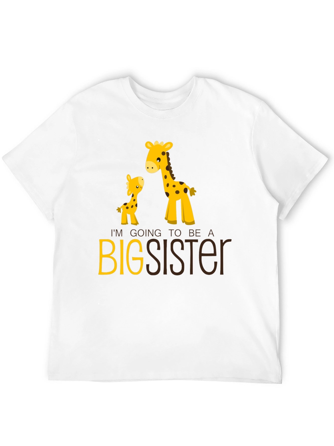 Big Sister Giraffe Graphic Tee