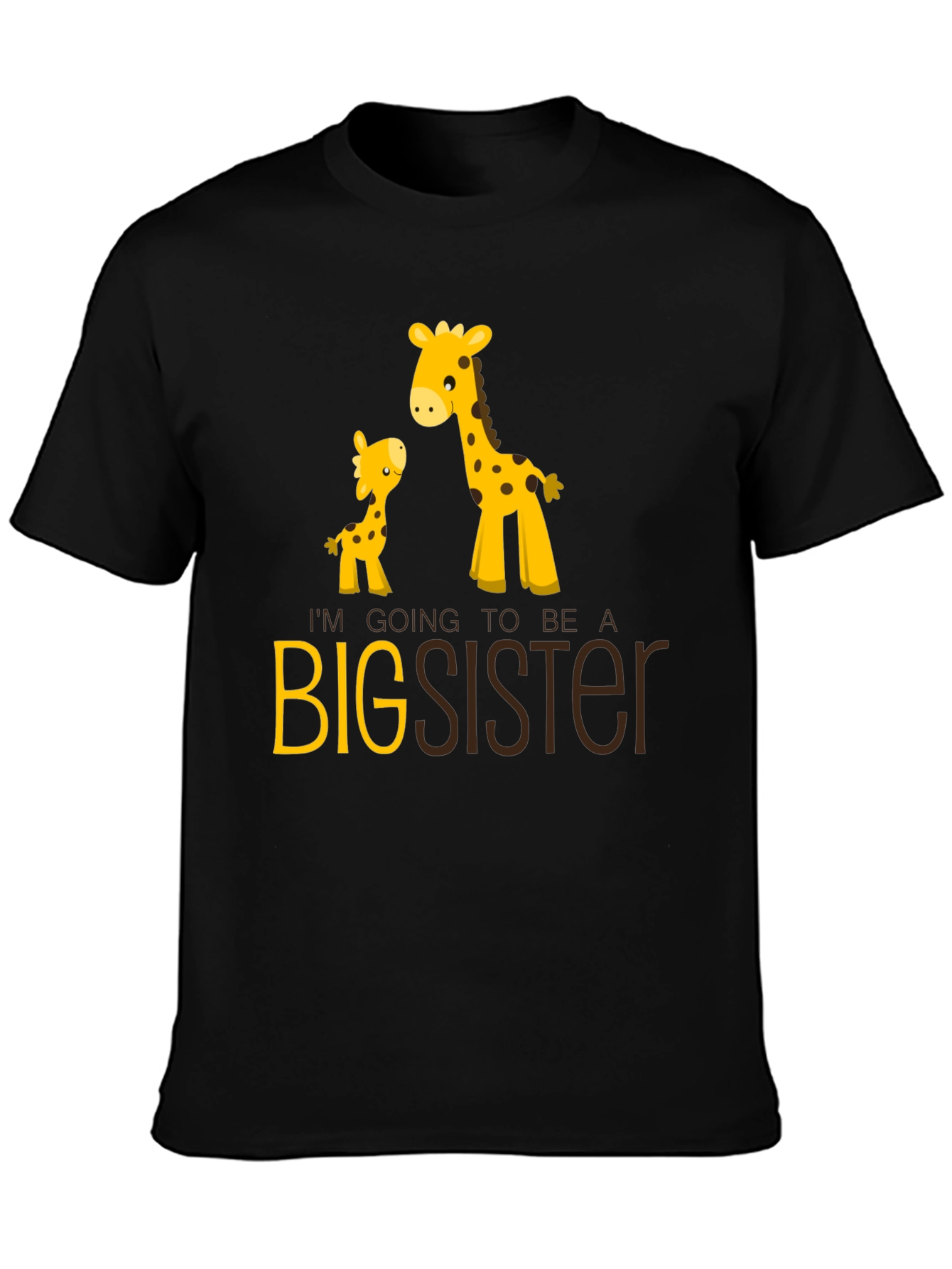 Big Sister Giraffe Graphic Tee