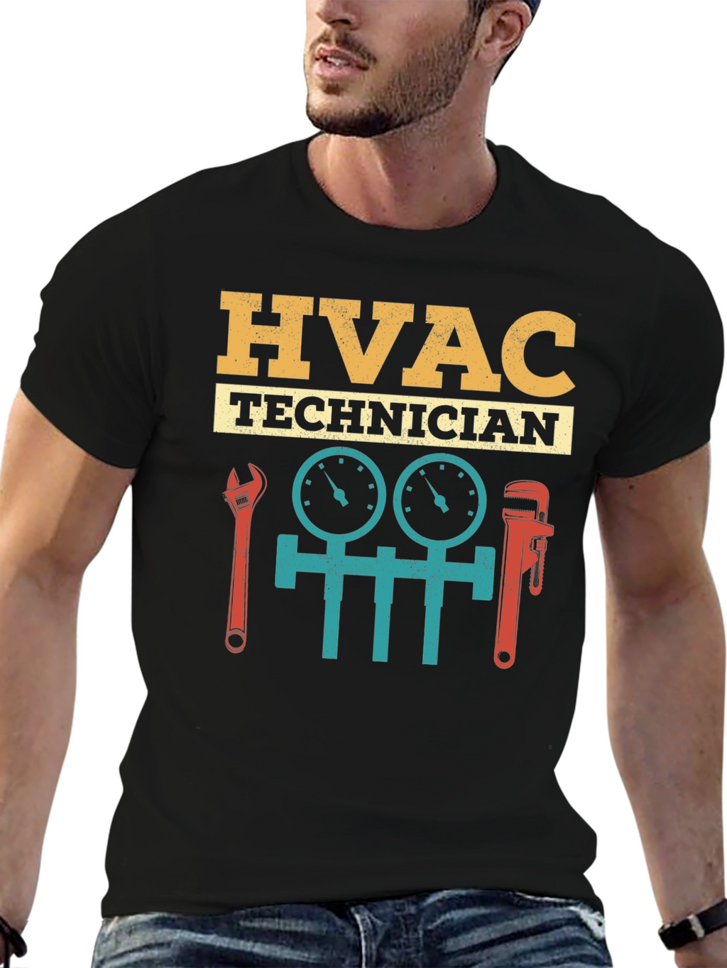 HVAC Technician Graphic T-Shirt