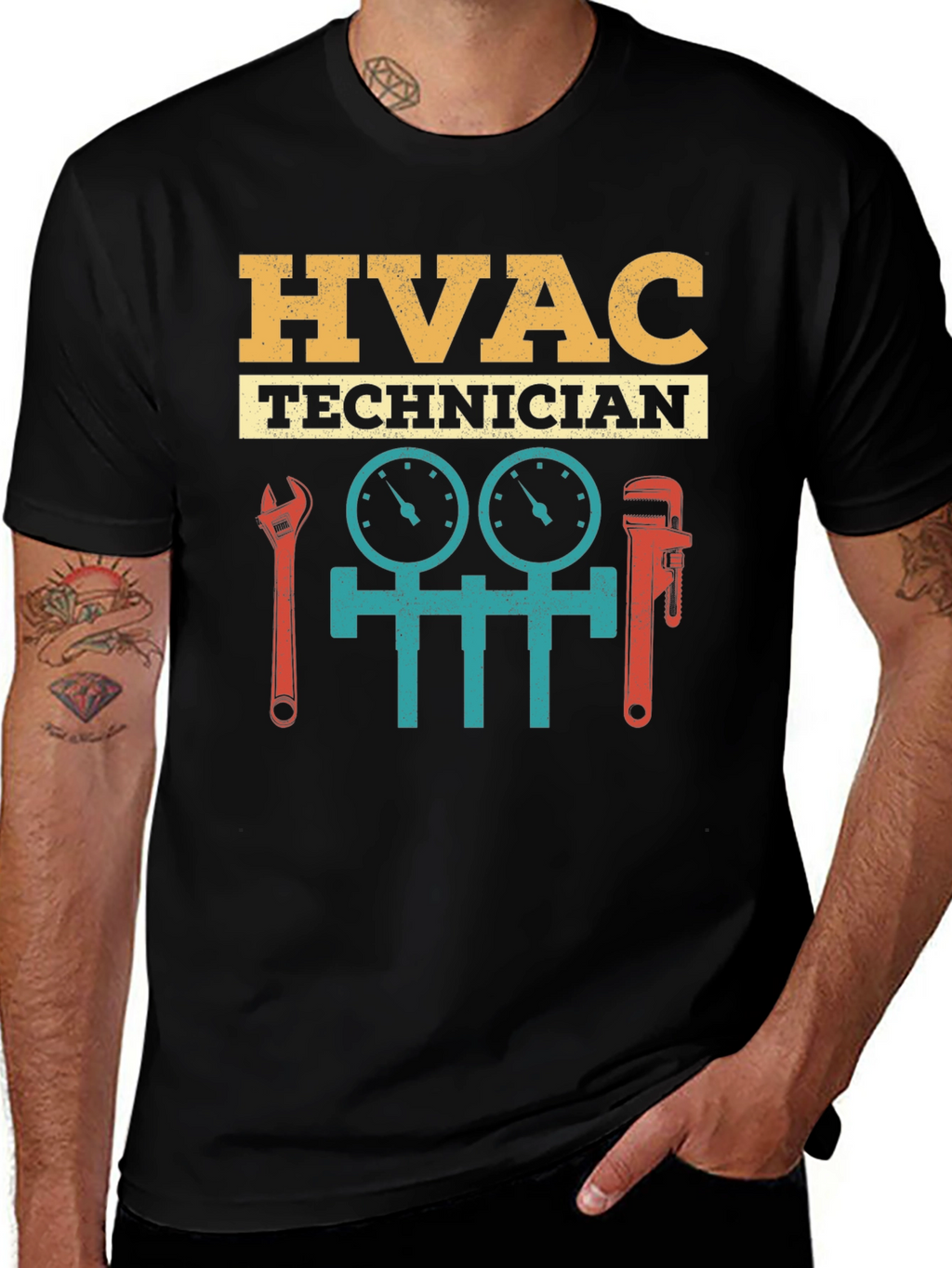HVAC Technician Graphic T-Shirt