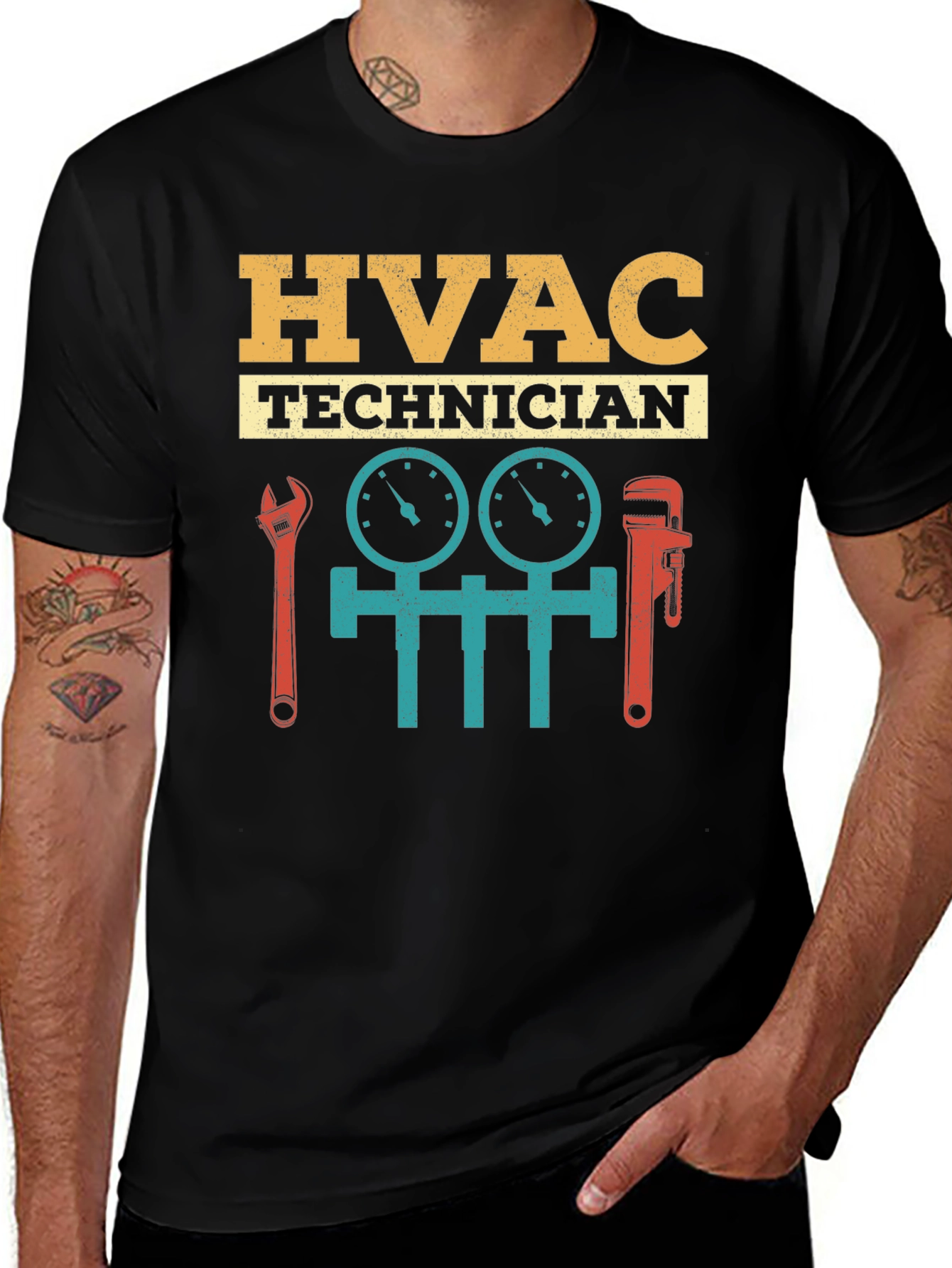HVAC Technician Graphic T-Shirt