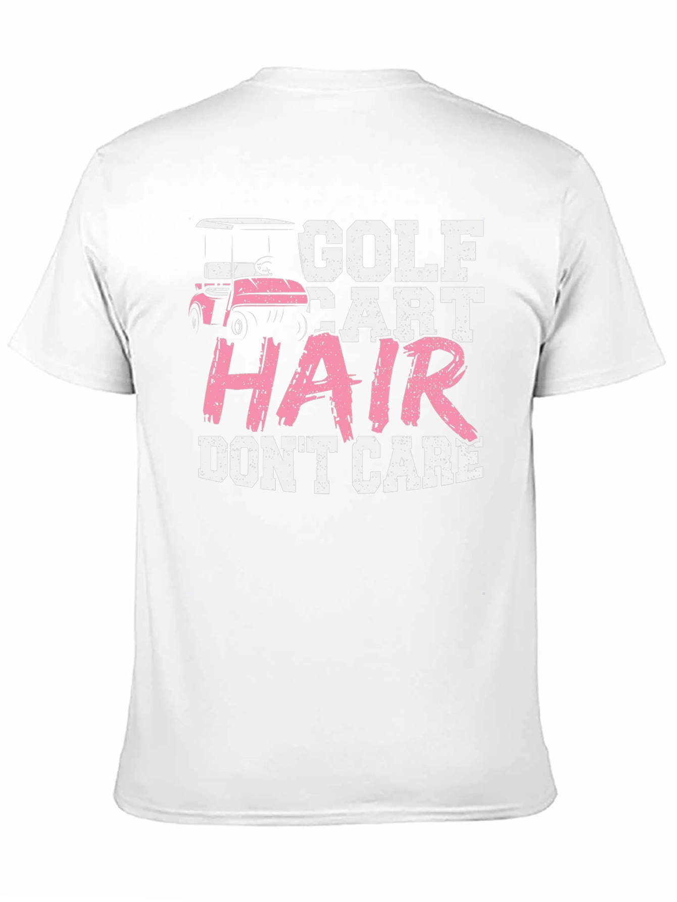 Golf Cart Hair Dont Care Tee