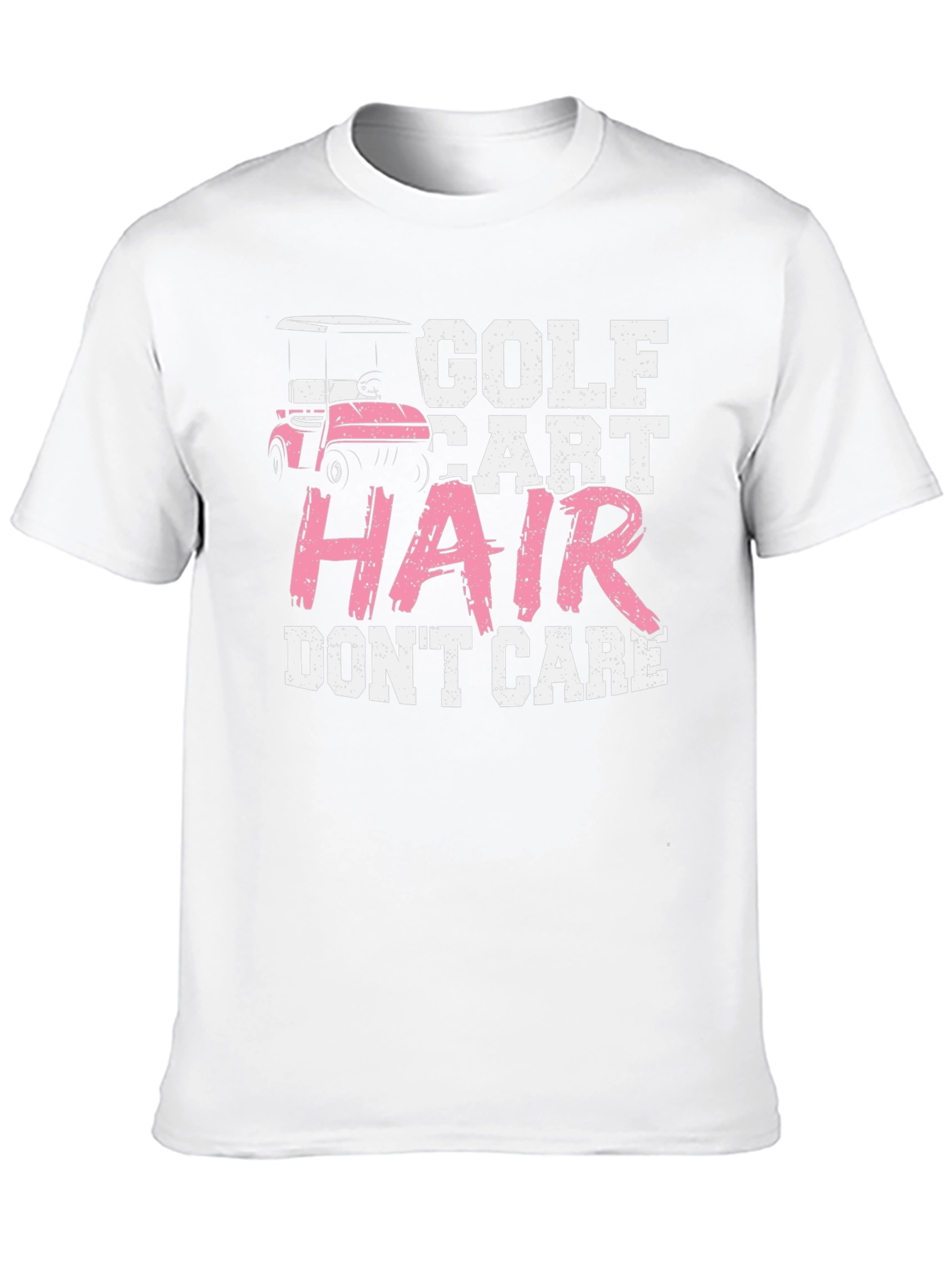 Golf Cart Hair Dont Care Tee