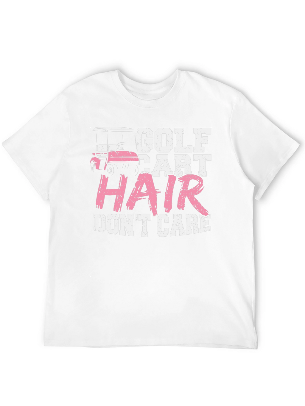 Golf Cart Hair Dont Care Tee