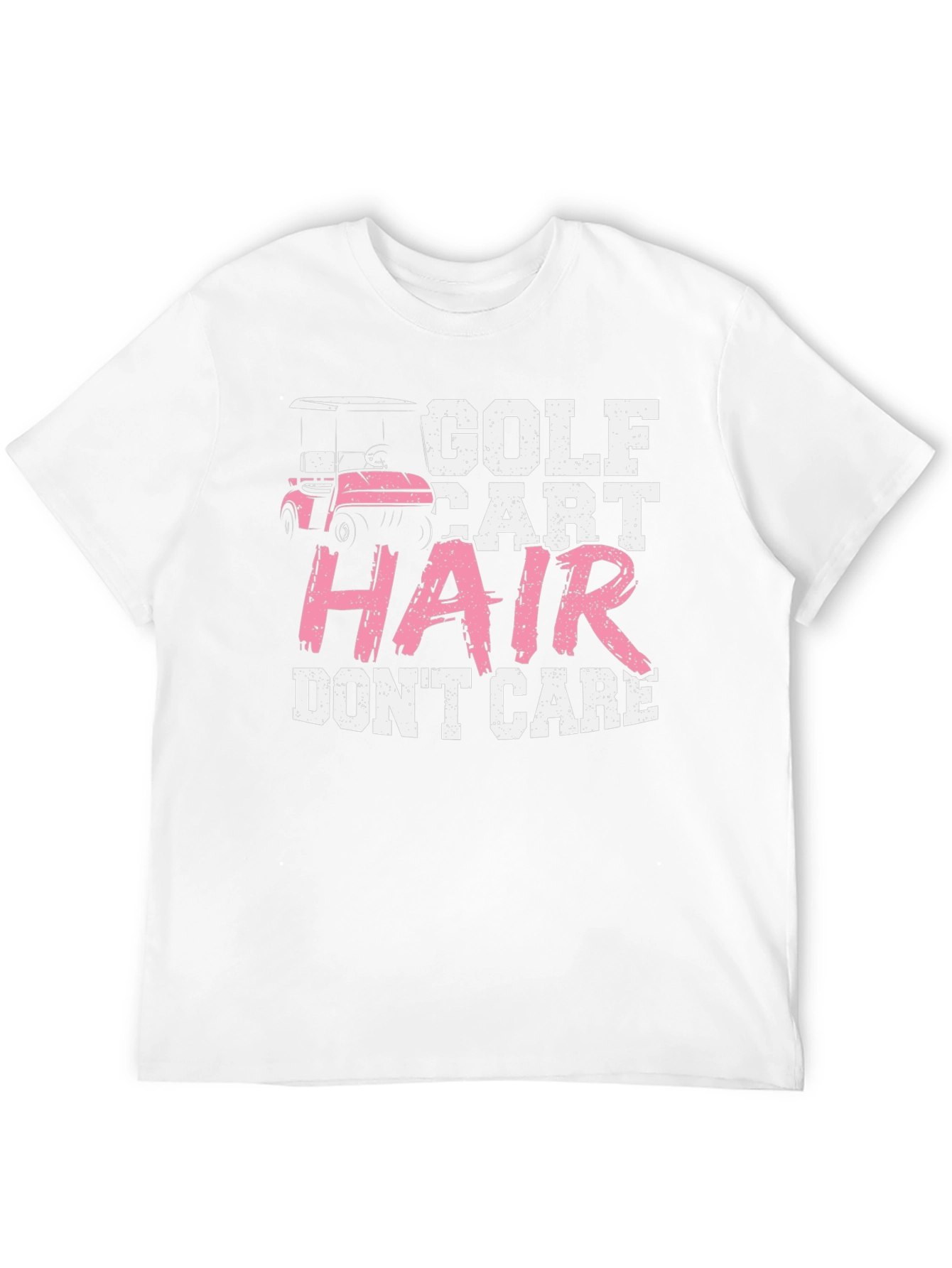 Golf Cart Hair Dont Care Tee